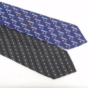 2 beautiful Tino Cosma made in Italy designer silk ties